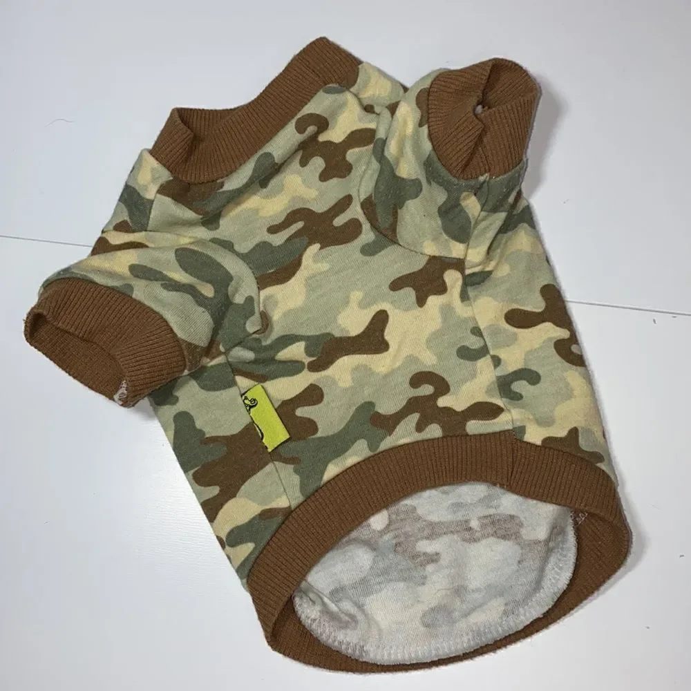 Camouflage Dog Tee Shirt
